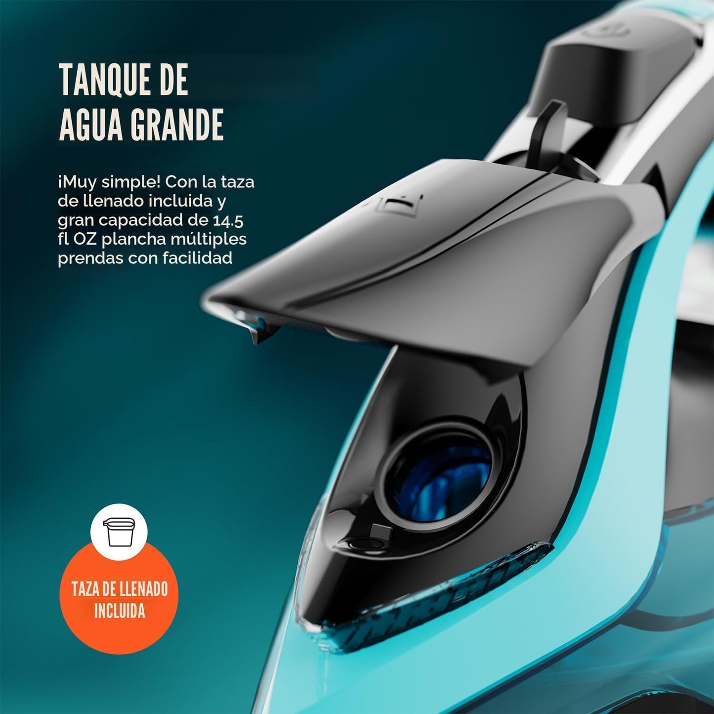 PurSteam SteamTech Elite - Plancha de vapor de 1750 W, control digi...