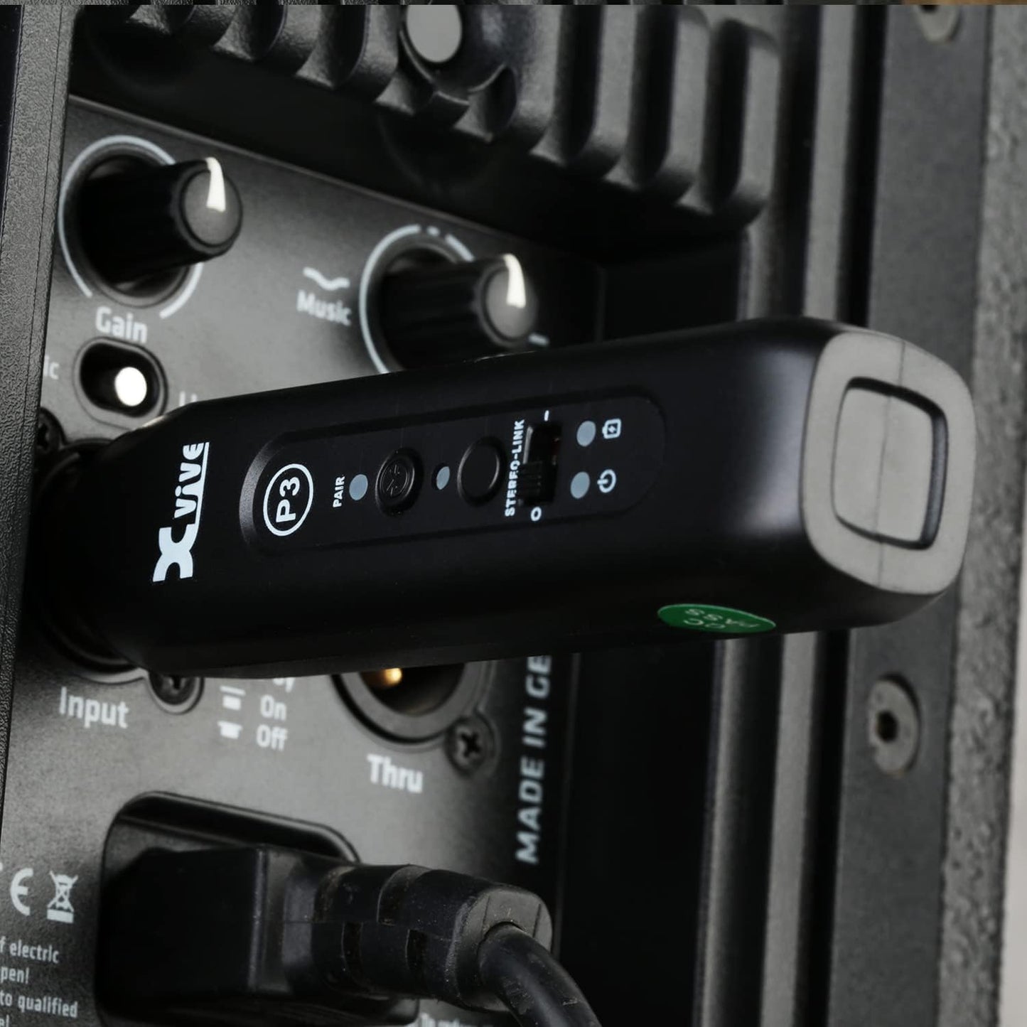 Xvive P3 Receptor Bluetooth XLR Inalámbrico, Adaptador Bluetooth pa...