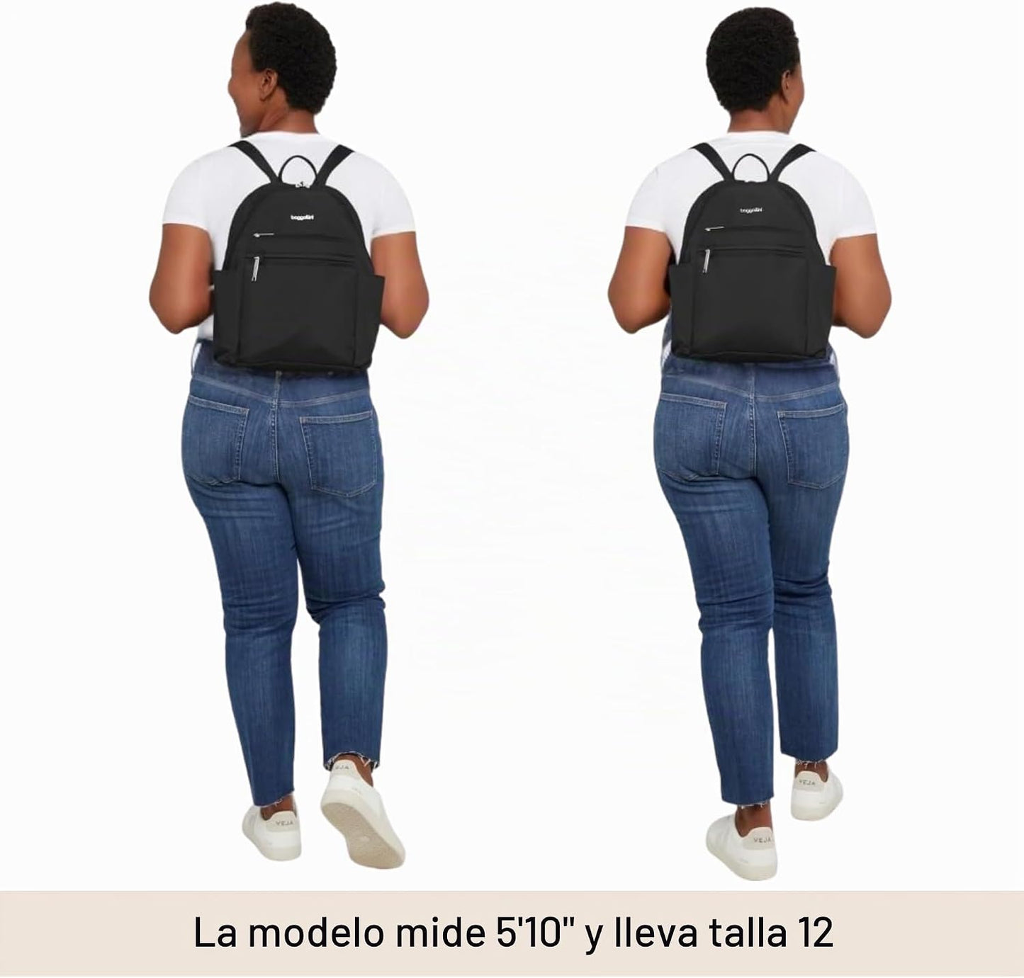 Securtex® Mochila antirrobo de viaje de vacaciones de 10 x 13 pulga...