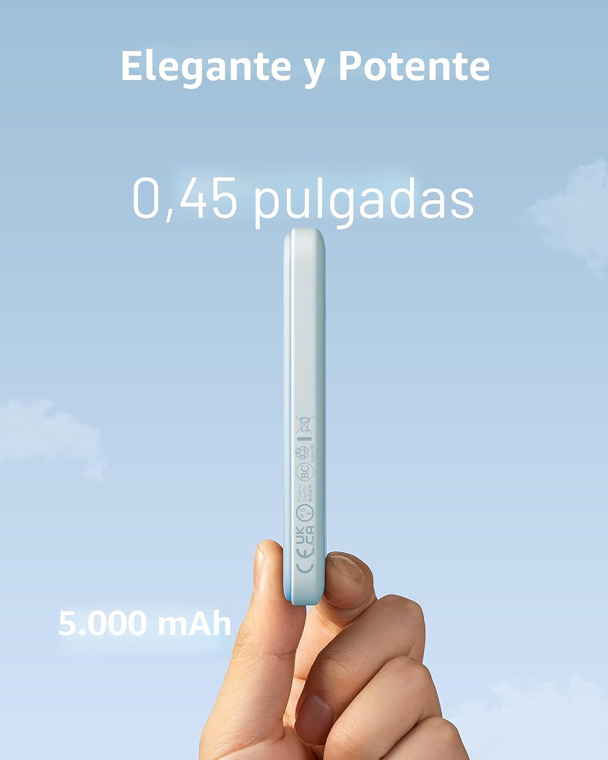 Anker 621 Cargador portátil magnético (MagGo), Banco de energía ina...