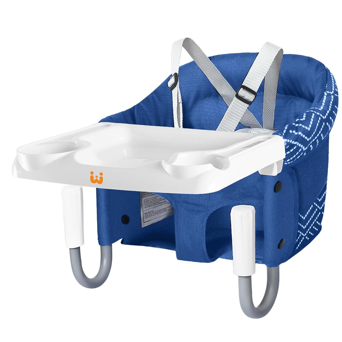 MTWML Silla alta de gancho con bandeja, silla alta portátil para be...