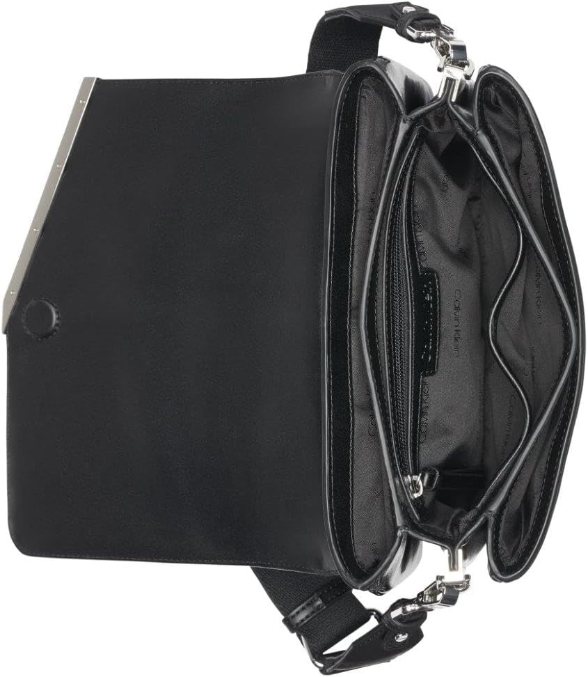 Calvin Klein Ria Organizational - Bandolera con solapa para mujer