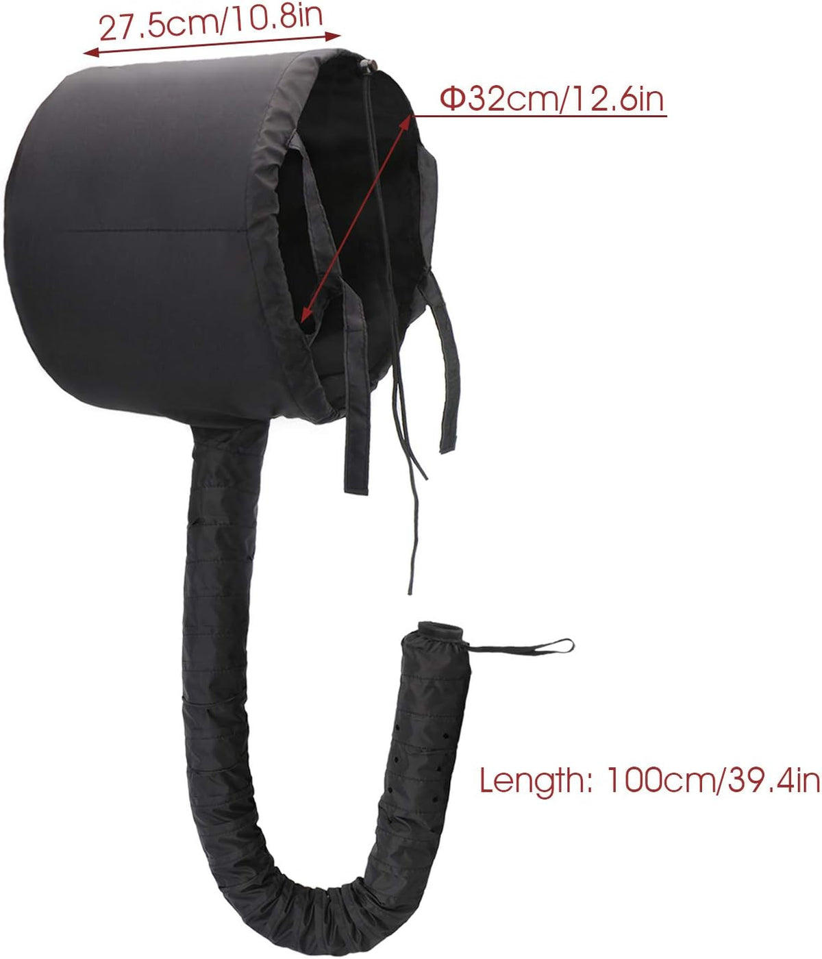 Accesorio para secador de pelo con capucha, tapa de acondicionamien...