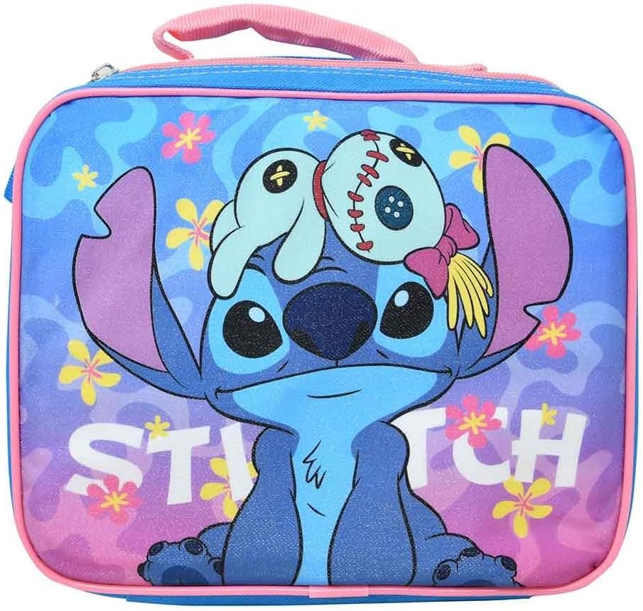 Fast Forward Bolsa de almuerzo con aislamiento Stitch - Listo para...