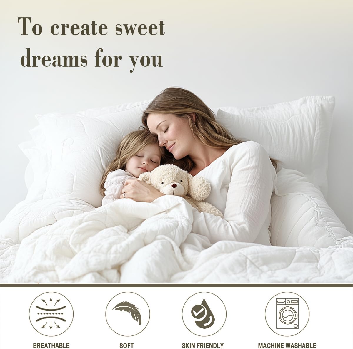 jejeloiu Juego de ropa de cama con lazo rosa, tamaño Queen, regalos...