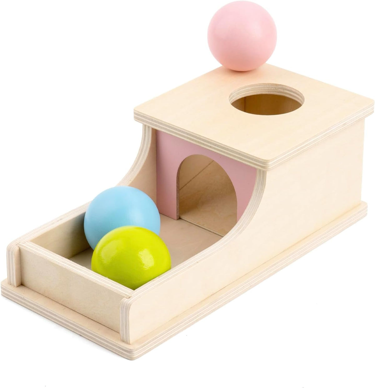 Busy edition Juguetes Montessori para niños de 1 año, caja de perma...