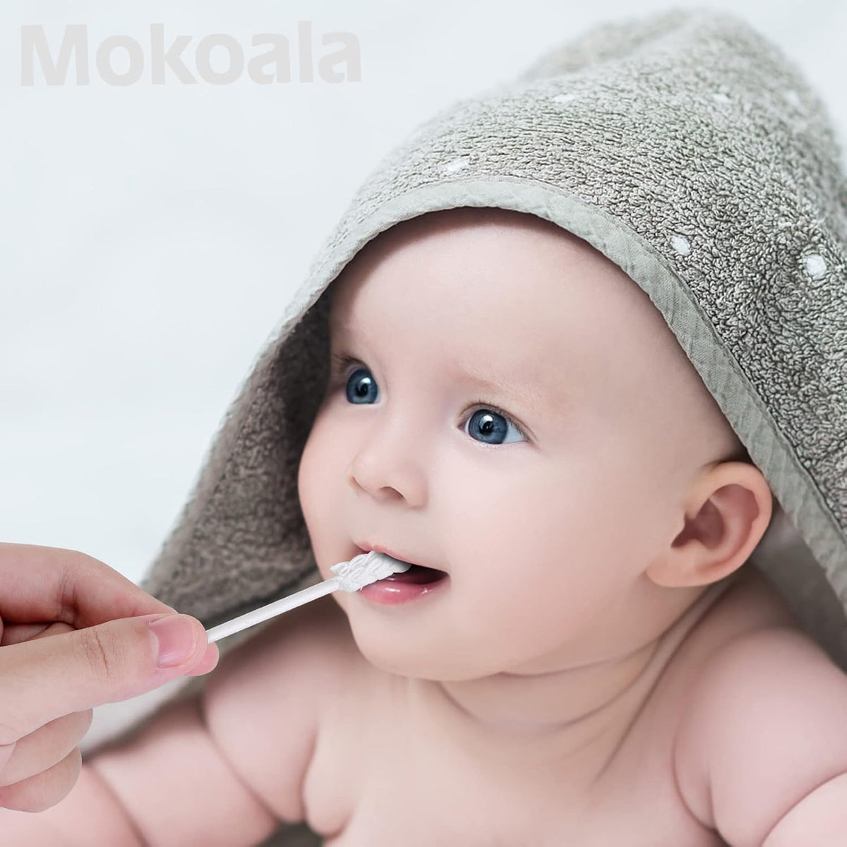Mokoala Cepillo de dientes para bebé, Limpiador de lengua para reci...