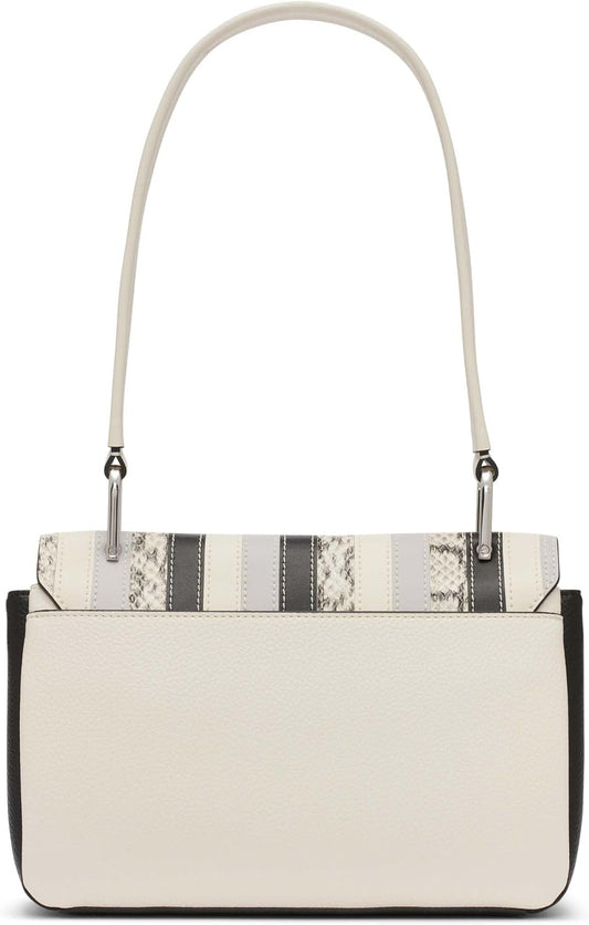Calvin Klein Clove Bolso de hombro con solapa y triple compartiment...
