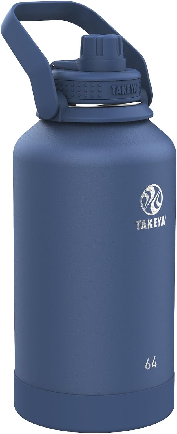 Takeya Actives - Botella de agua de acero inoxidable, con aislamien...