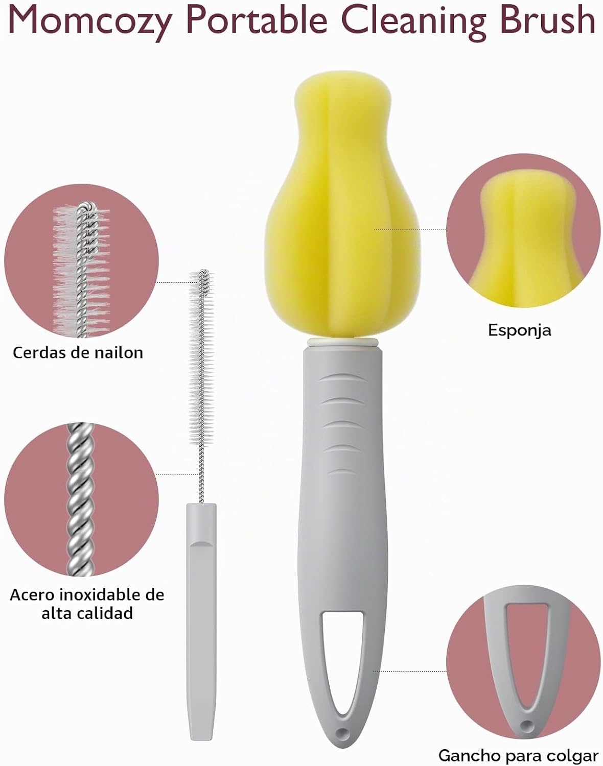 Momcozy - Kit de accesorios de repuesto, cepillo de limpieza y acce...