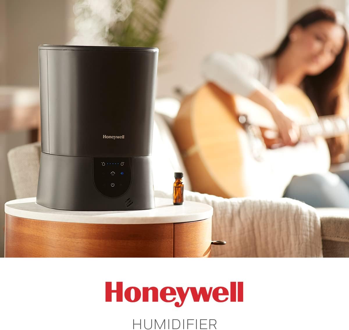 Honeywell Humidificador de vapor caliente, de fácil mantenimiento,...