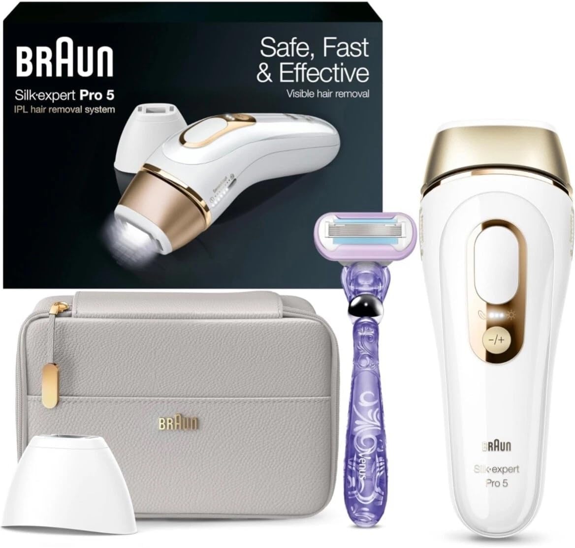 Braun - Dispositivo de depilación láser de larga duración IPL para...