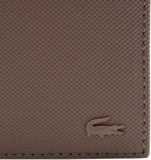 Lacoste Billetera clásica pequeña plegable para hombre, Colmenilla,...
