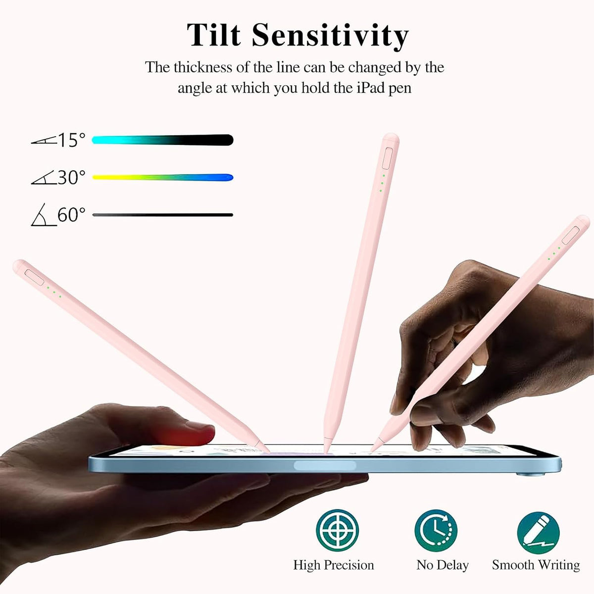 Lápiz capacitivo para iPad 11 y 10thGen, carga 14 minutos más rápid...