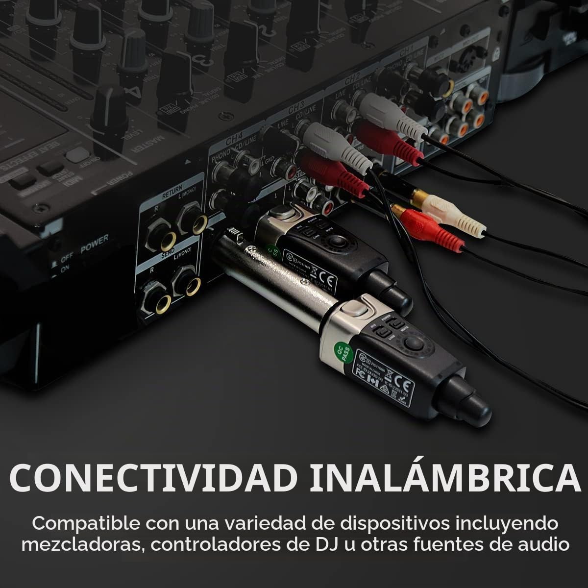 Xvive Sistema inalámbrico enchufable XLR estéreo U3D