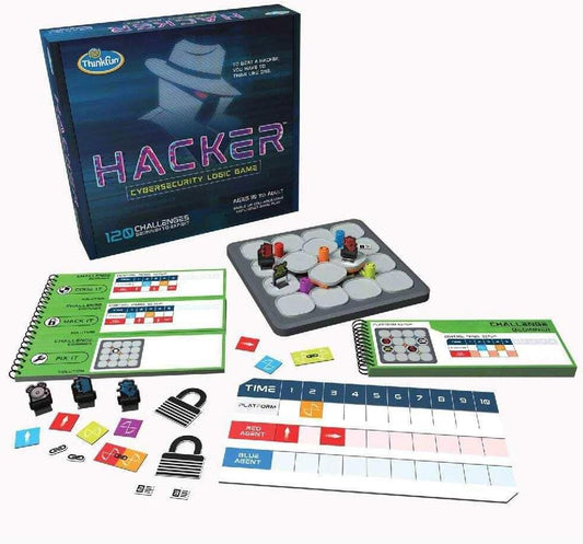 Think Fun Hacker - Juego de codificación de ciberseguridad y juguet...