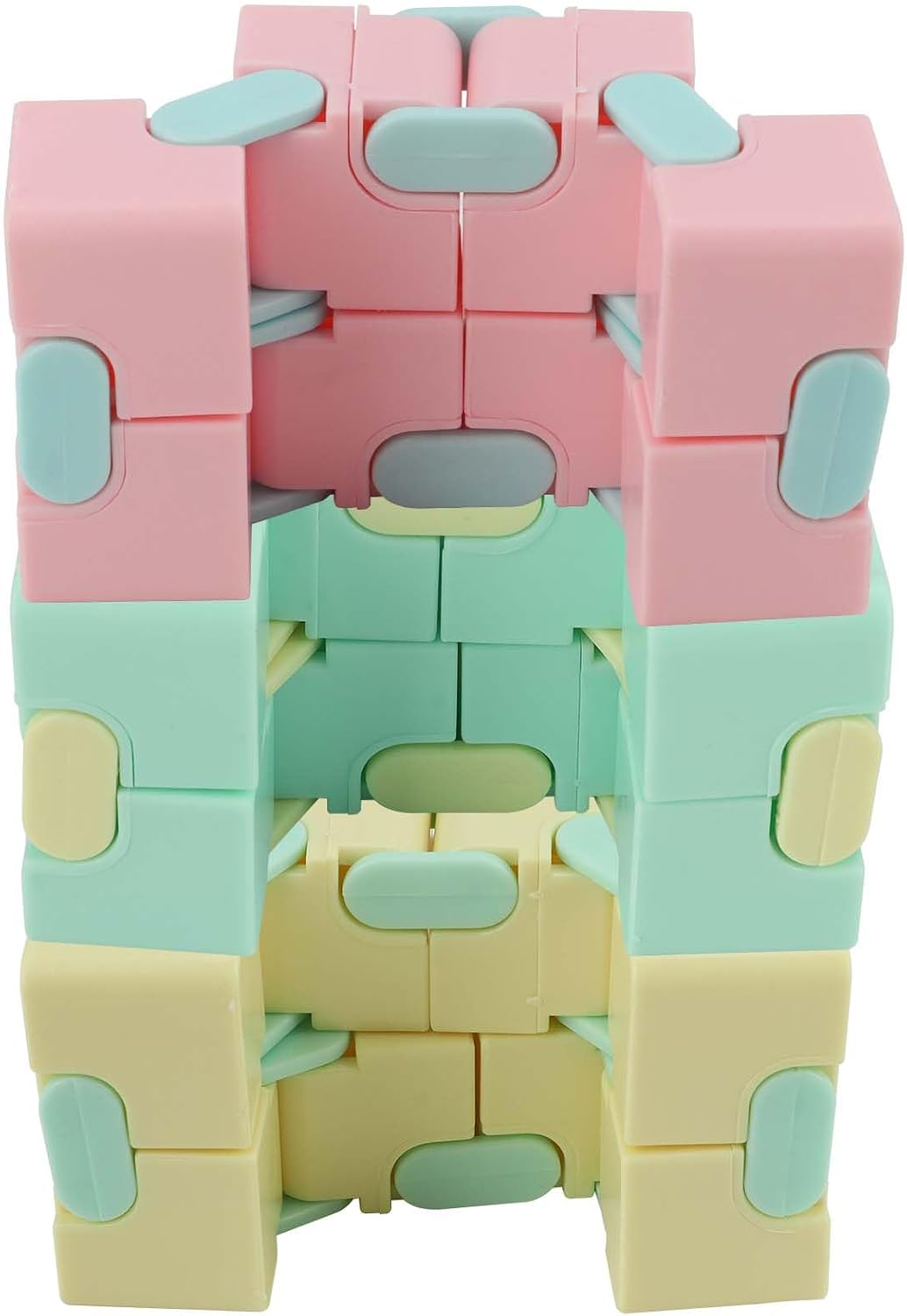 3 piezas de plástico infinito cubo mate descompresión adornos para...