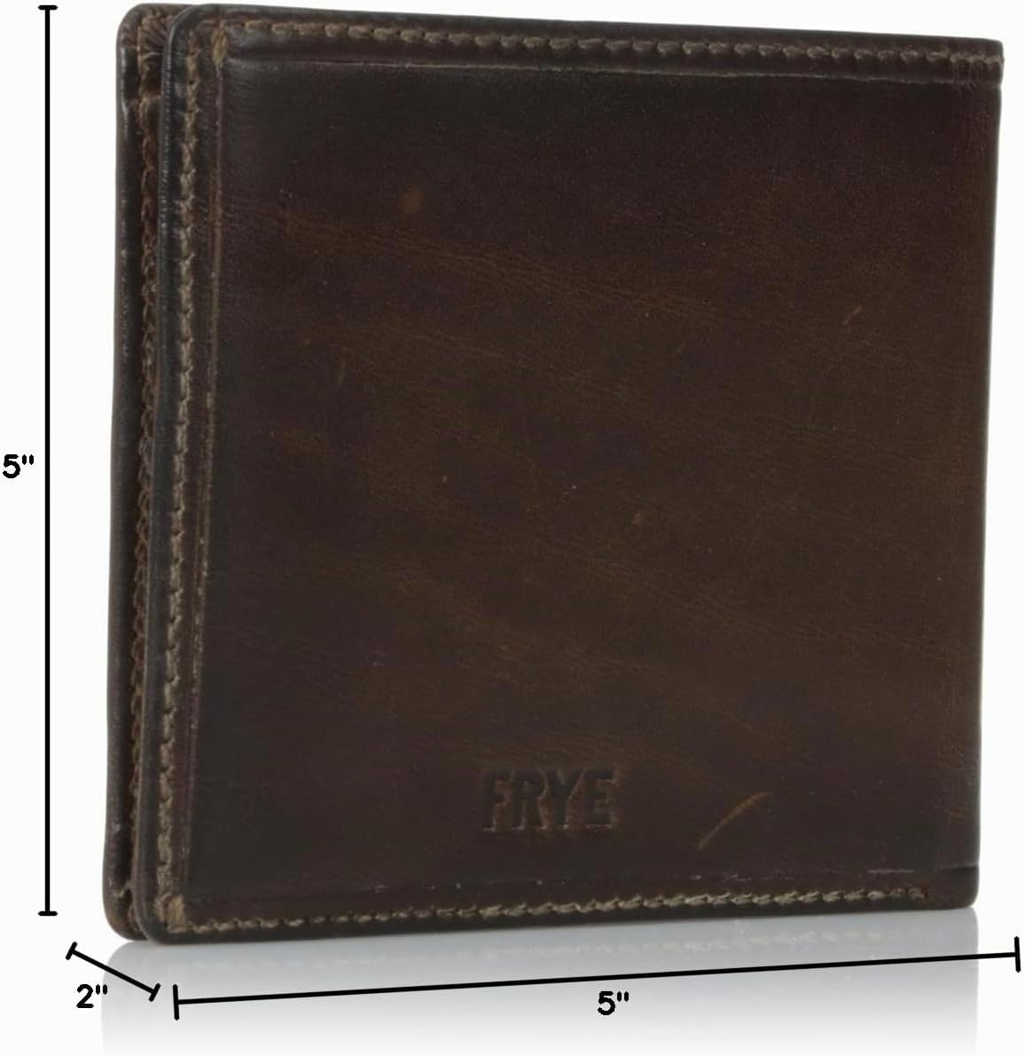 FRYE Billetera plegable antigua Logan para hombre
