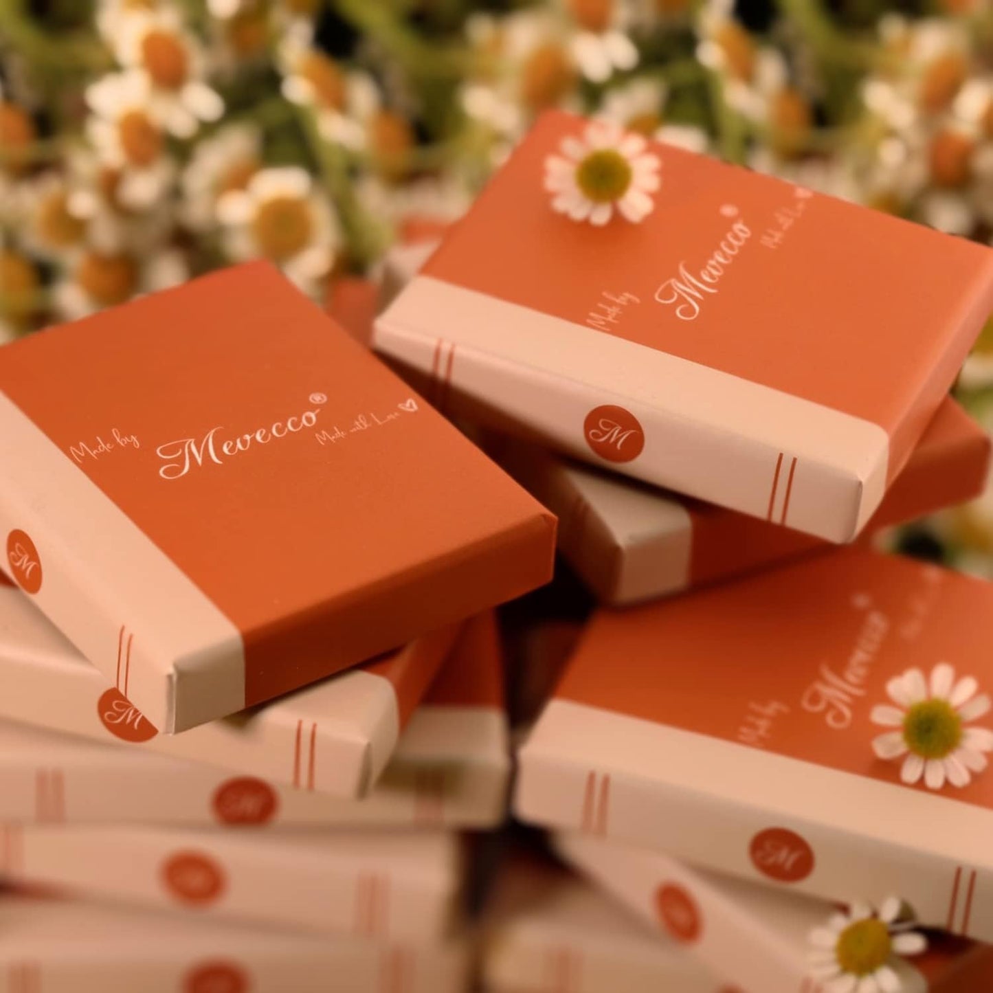 MEVECCO - Collar escalonado con dije de corazón, hecho a mano, chap...