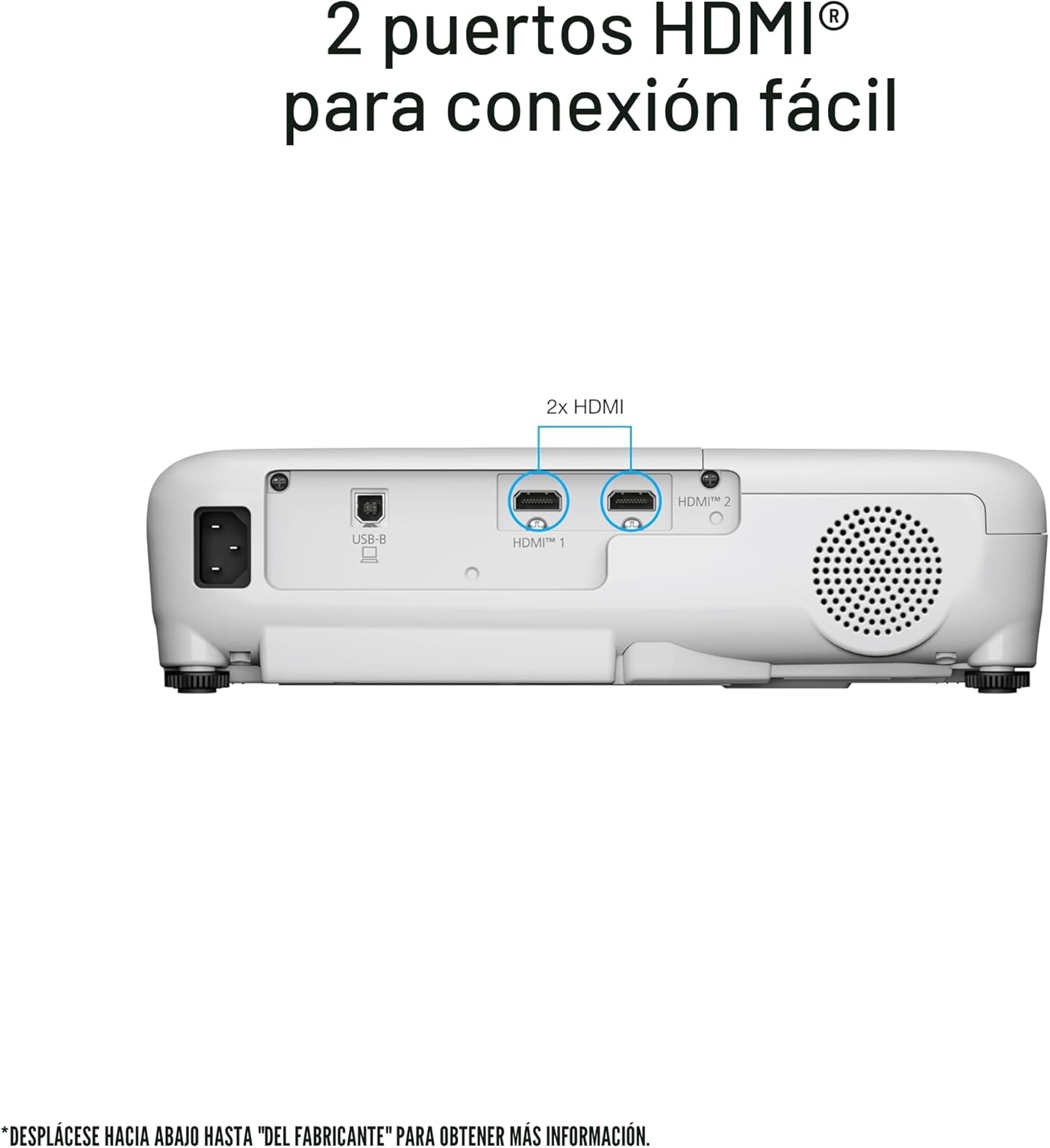 Epson EX3290 Proyector 3LCD WXGA de 3 chips, 4,000 lúmenes de alto...