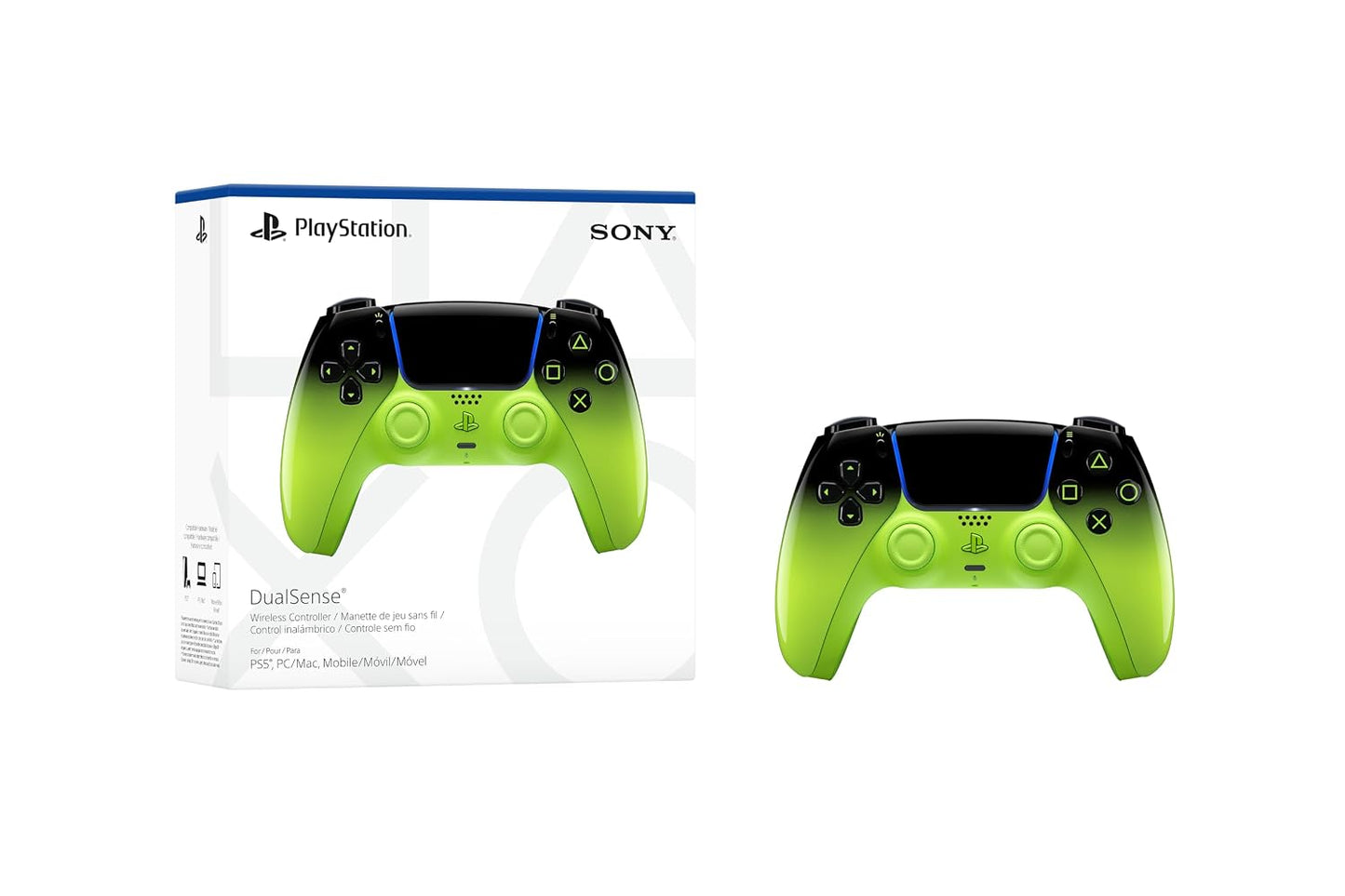 Controlador inalámbrico PlayStation DualSense® \u2013 Remix Green -...
