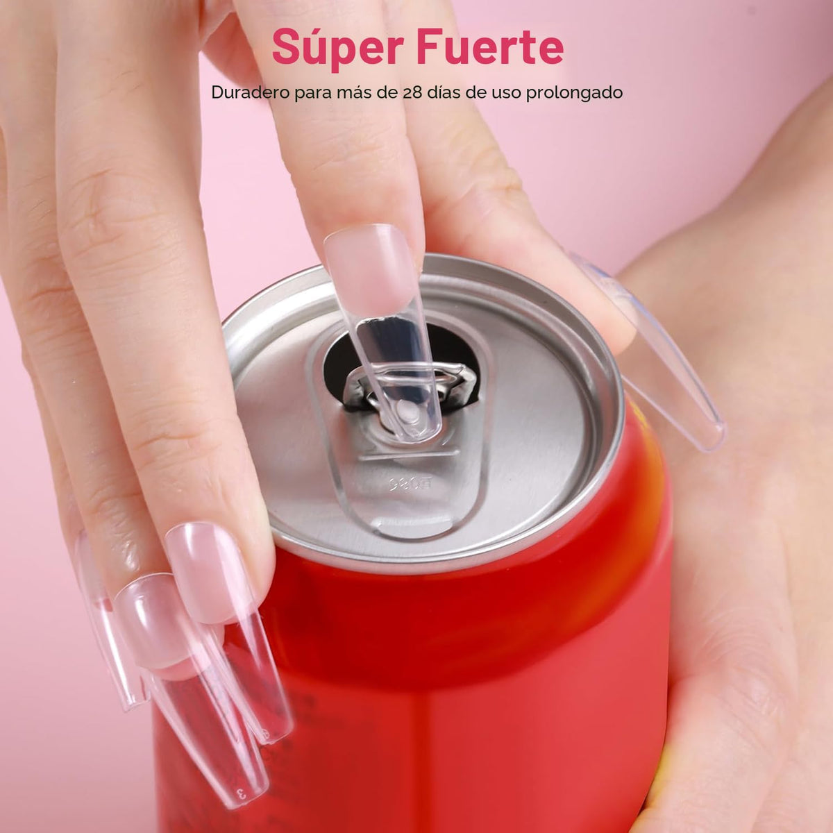 Makartt Pegamento de uñas súper fuerte para uñas acrílicas, uñas a...