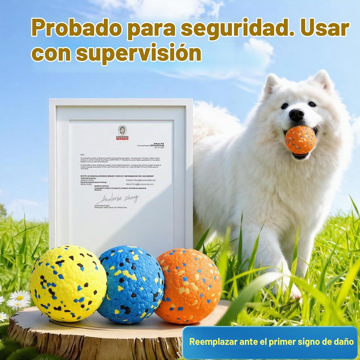 Kimee Pelotas de Tenis para Perros para Masticadores Agresivos, Pel...