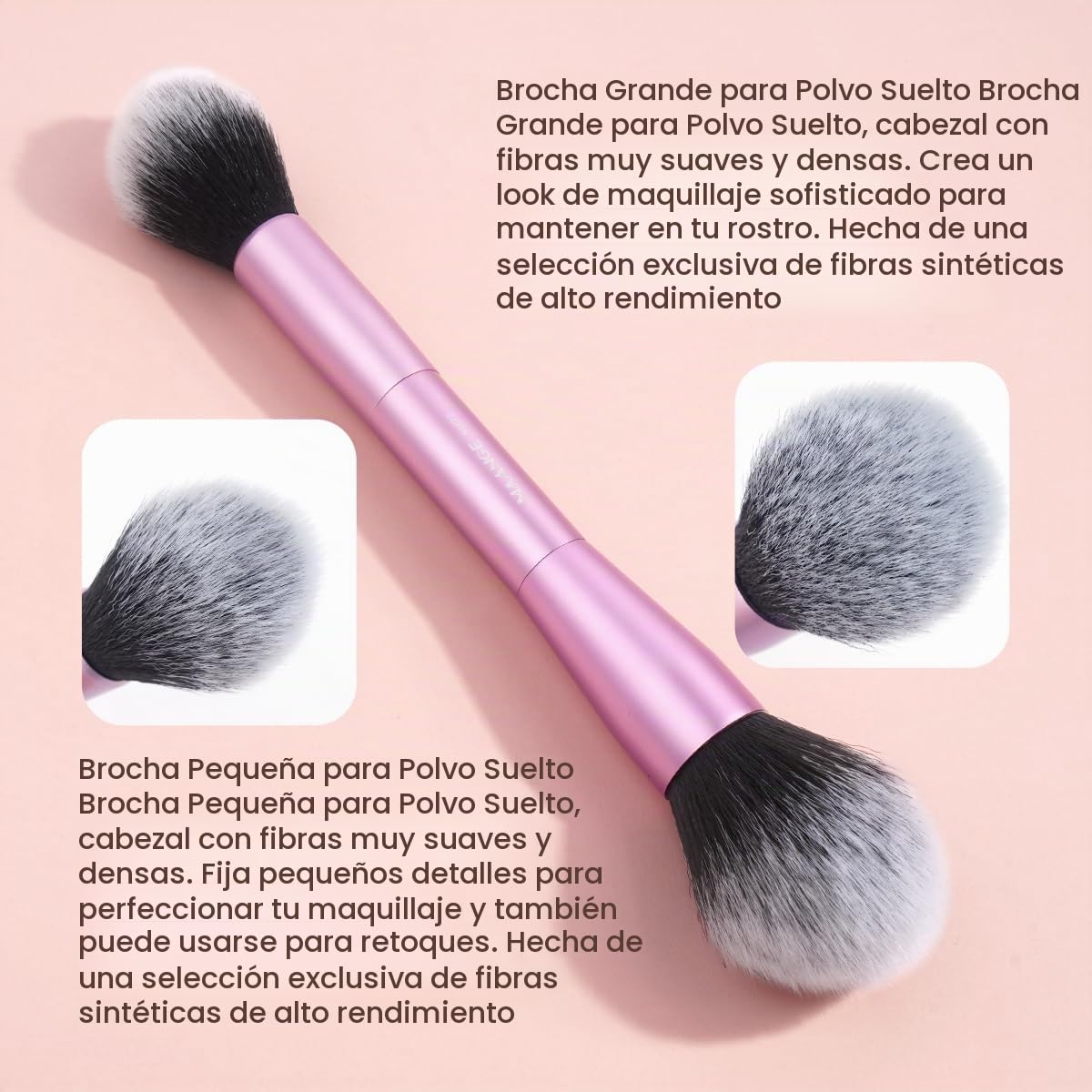 MAANGE 20 piezas de brochas de maquillaje con caja de regalo, broch...