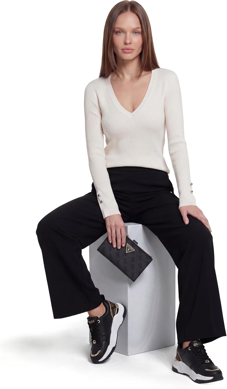 Laurel II - Cartera organizadora con doble cremallera