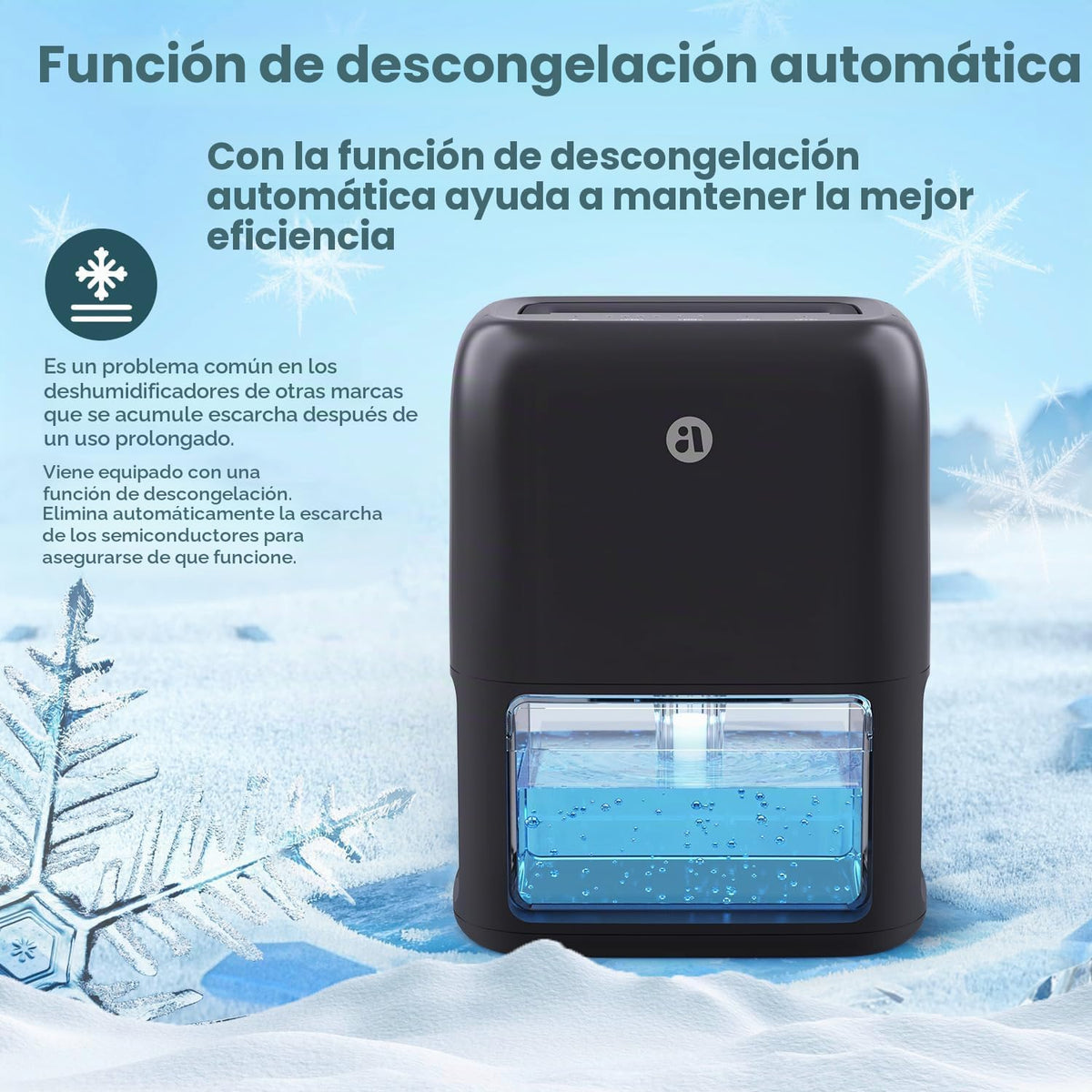 BREEZOME Deshumidificador de 60 onzas para el hogar, deshumidificad...
