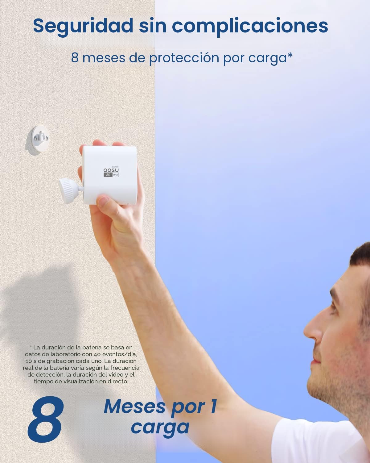 aosu Sistema al aire libre inalámbrico de las cámaras de seguridad...