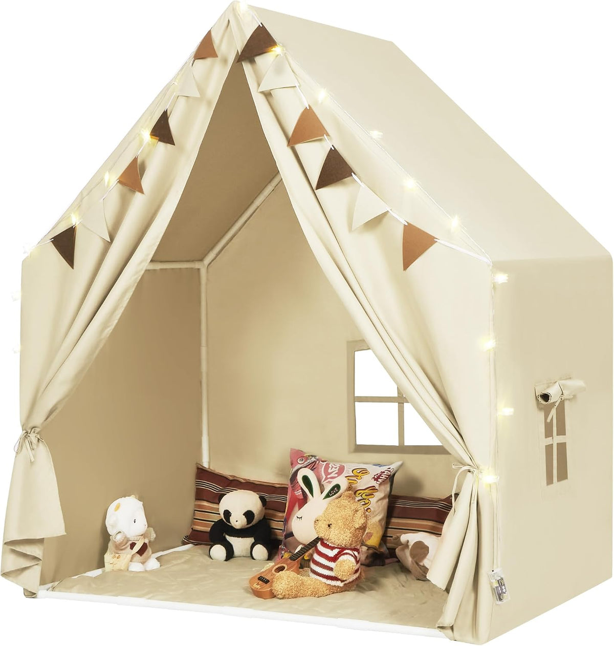 MORITECK - Tienda de campaña para niños con tapete acolchado y luce...