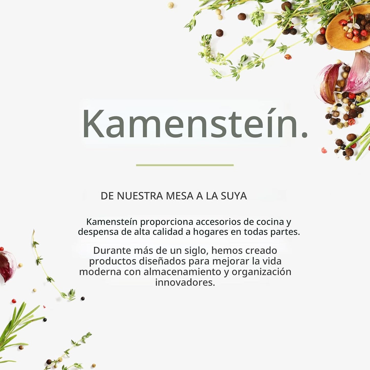 Kamenstein, especiero giratorio de 20 tarros para mostrador con esp...
