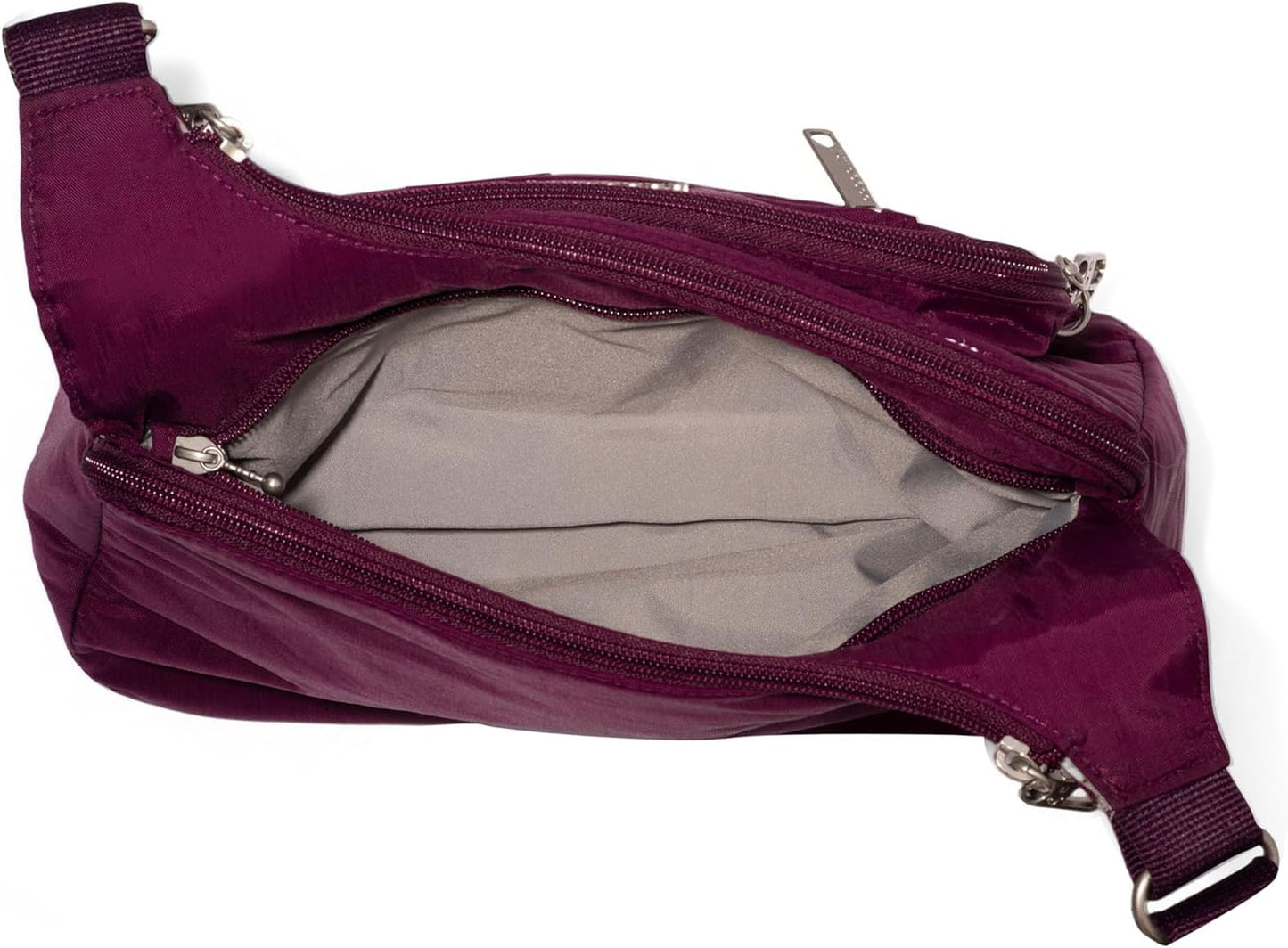 Baggallini Securtex Bandolera cruzada antirrobo 11\u201Dw X 8.5\u20...