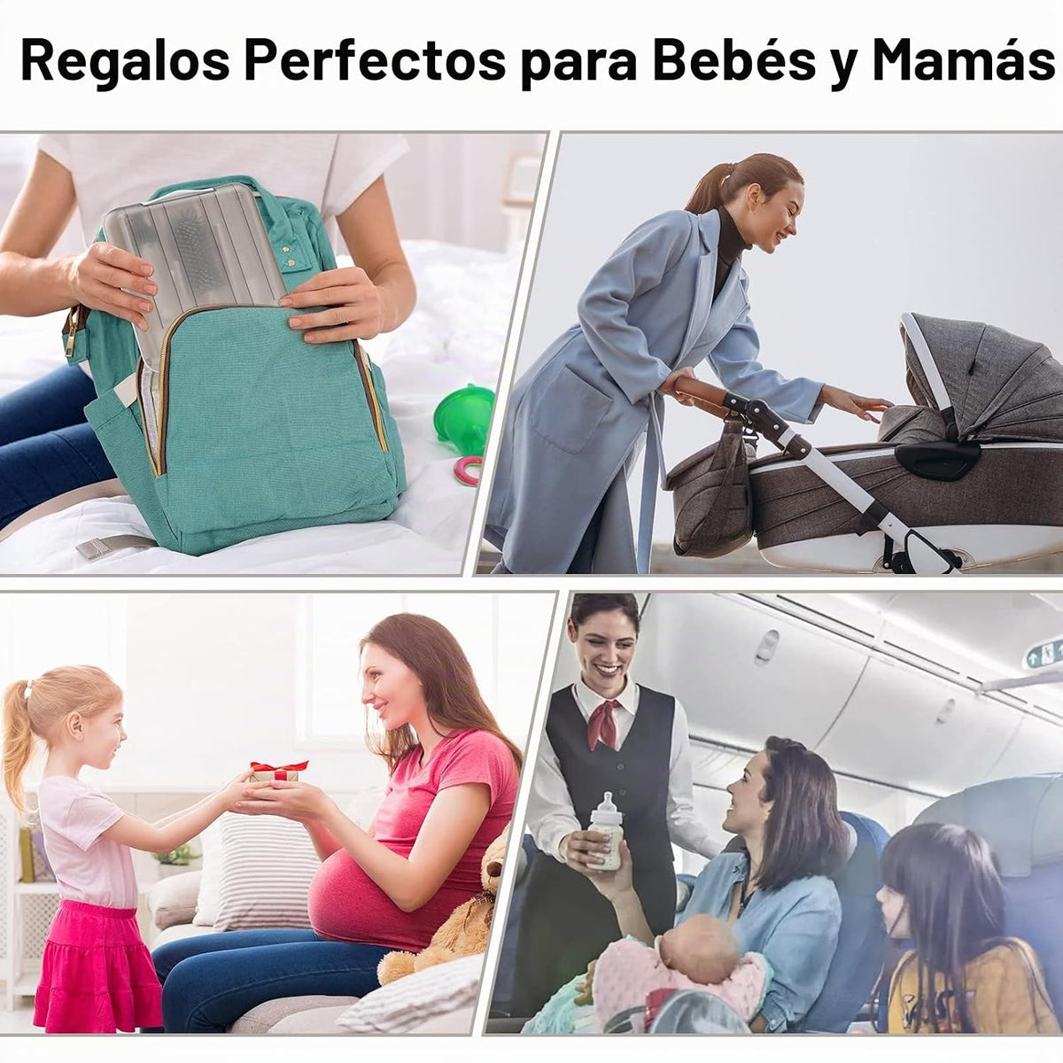 Cepillo para biberones, juego de limpiador de biberones 6 en 1 con...