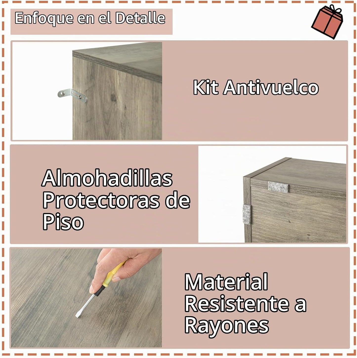 DINZI LVJ Organizador de almacenamiento para juguetes, estantería p...