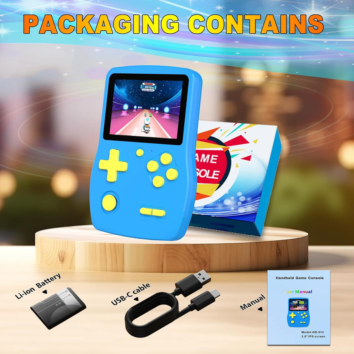 Juego de mano de 32 bits para niños precargado 139 videojuegos, jug...