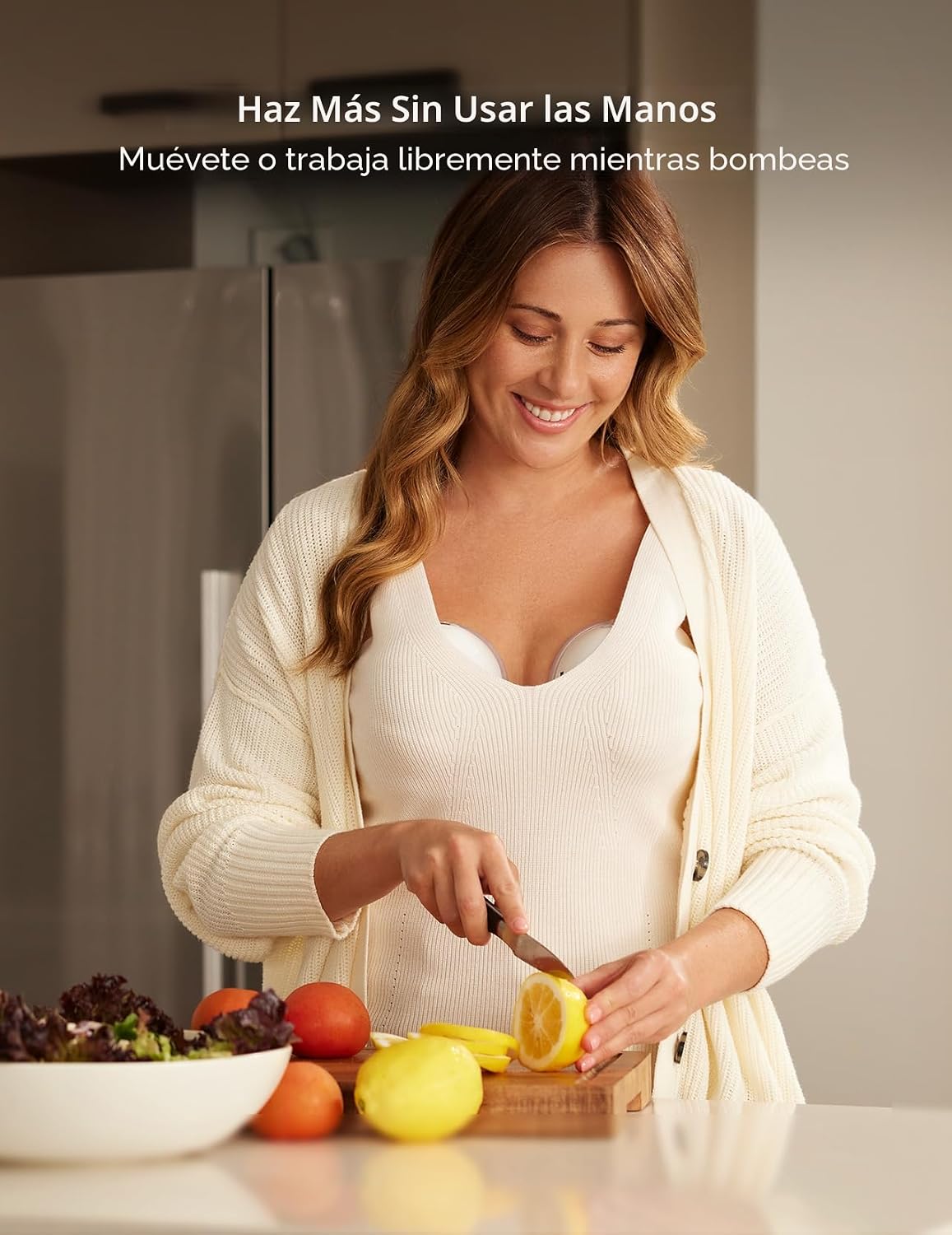 Momcozy Extractor de leche portátil controlado por aplicación intel...