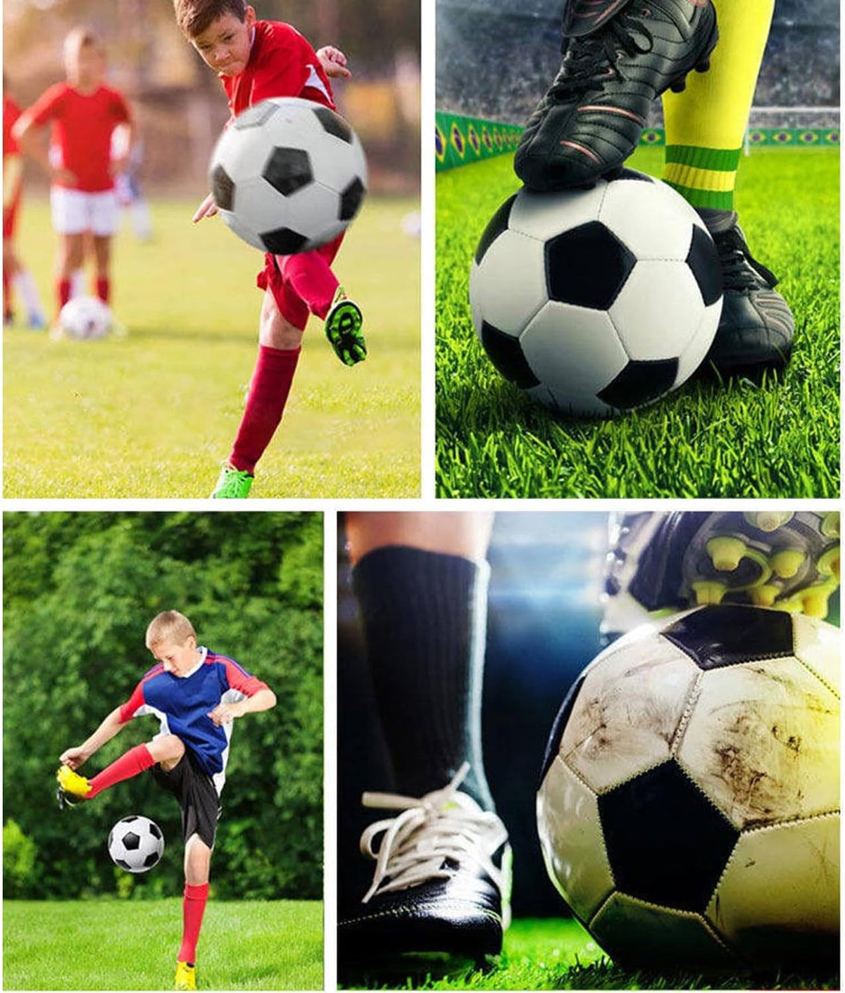 DHYLRICHER Paquete de 6 pelotas de fútbol cristianas de donación be...