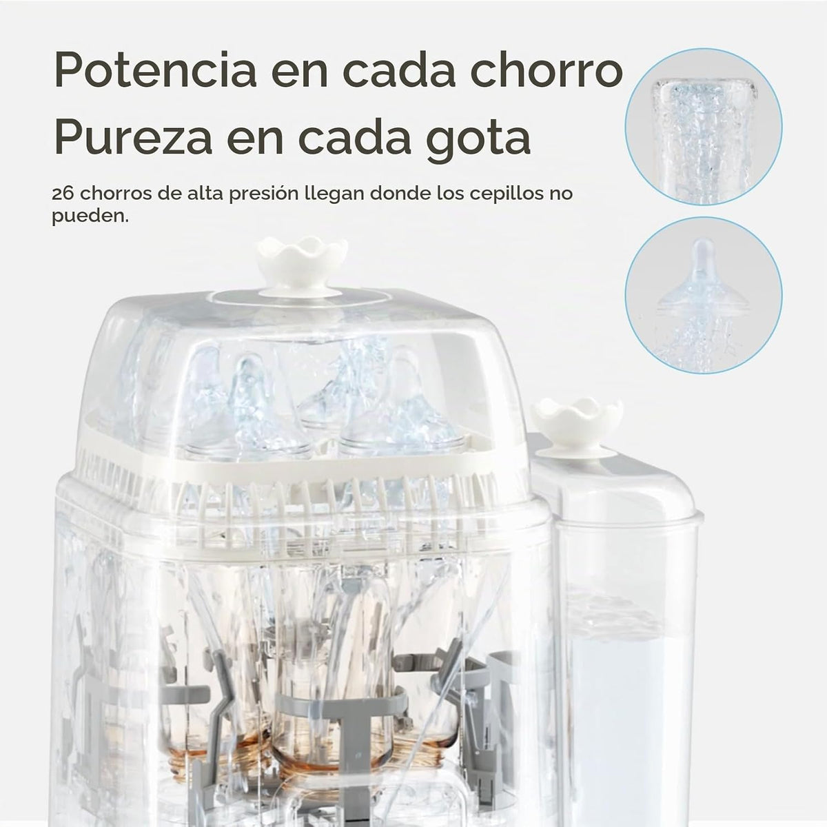 Bc Babycare Clarvion - Lavadora, esterilizador y secadora de bibero...