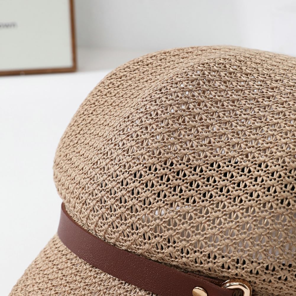 Gorra de periódico ligera de moda boina transpirable de malla para...