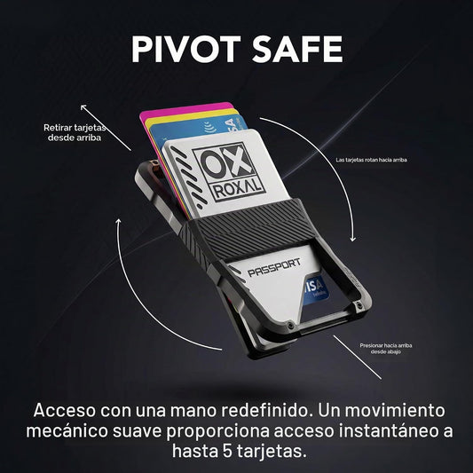 Roxal Cartera para tarjetas compatible con Passport Magsafe, Platea...