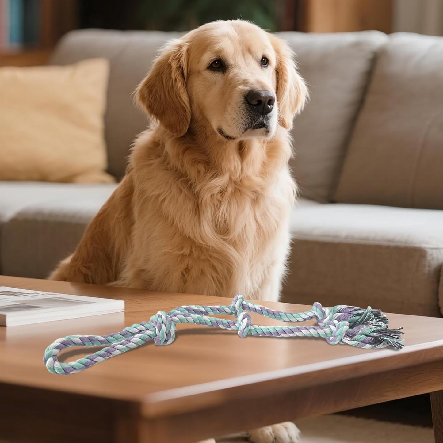 AmaCielo Juguetes de cuerda para perros para masticadores agresivos...