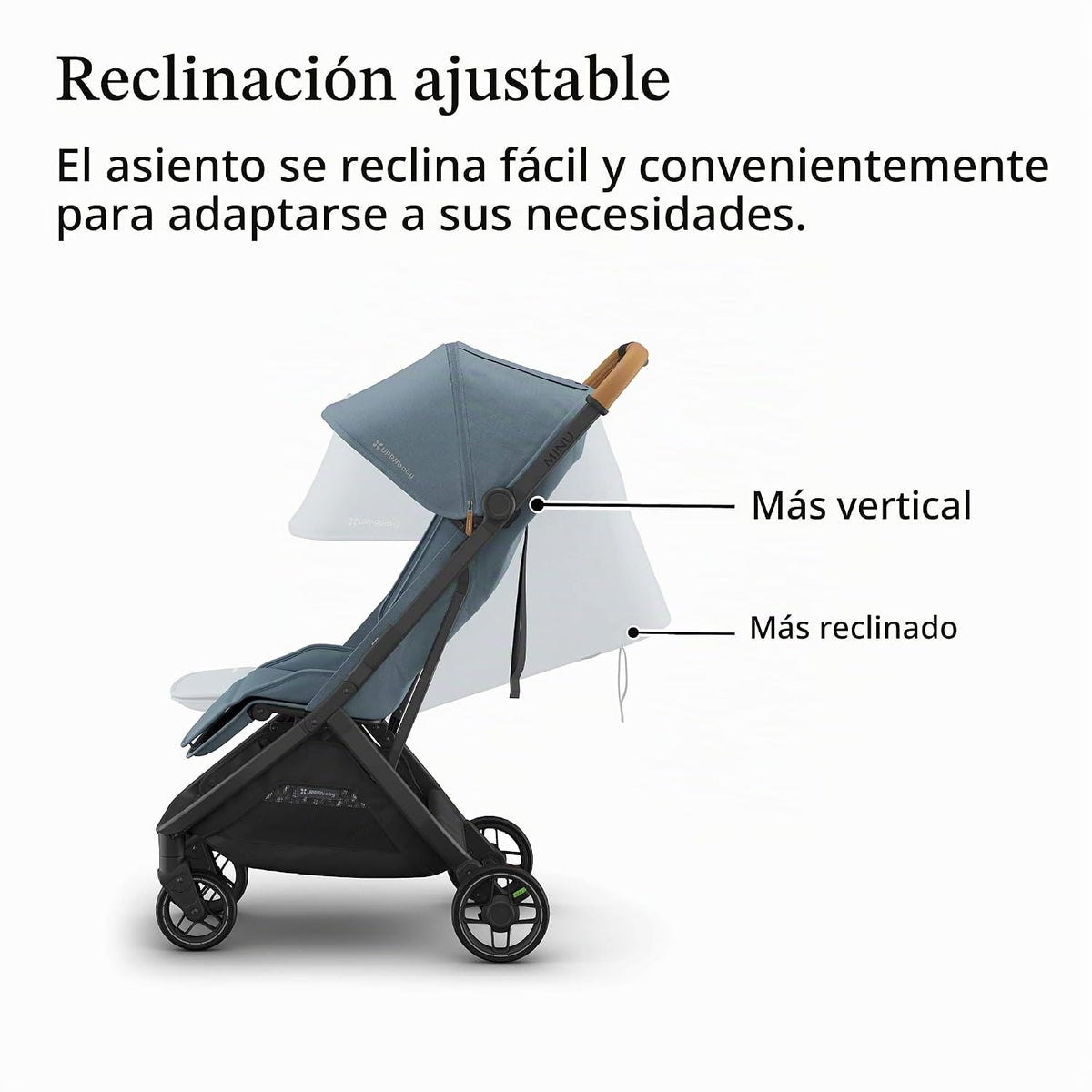 UPPAbaby Minu V3 Cochecito de viaje | Diseño ligero + compacto | Pl...