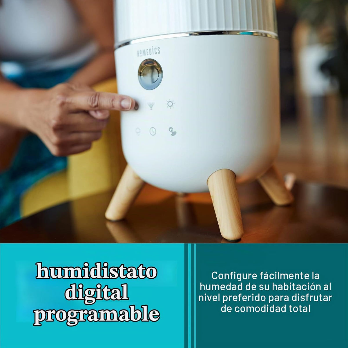 Homedics Humidificador ultrasónico \u2013 Humidificadores de aire g...