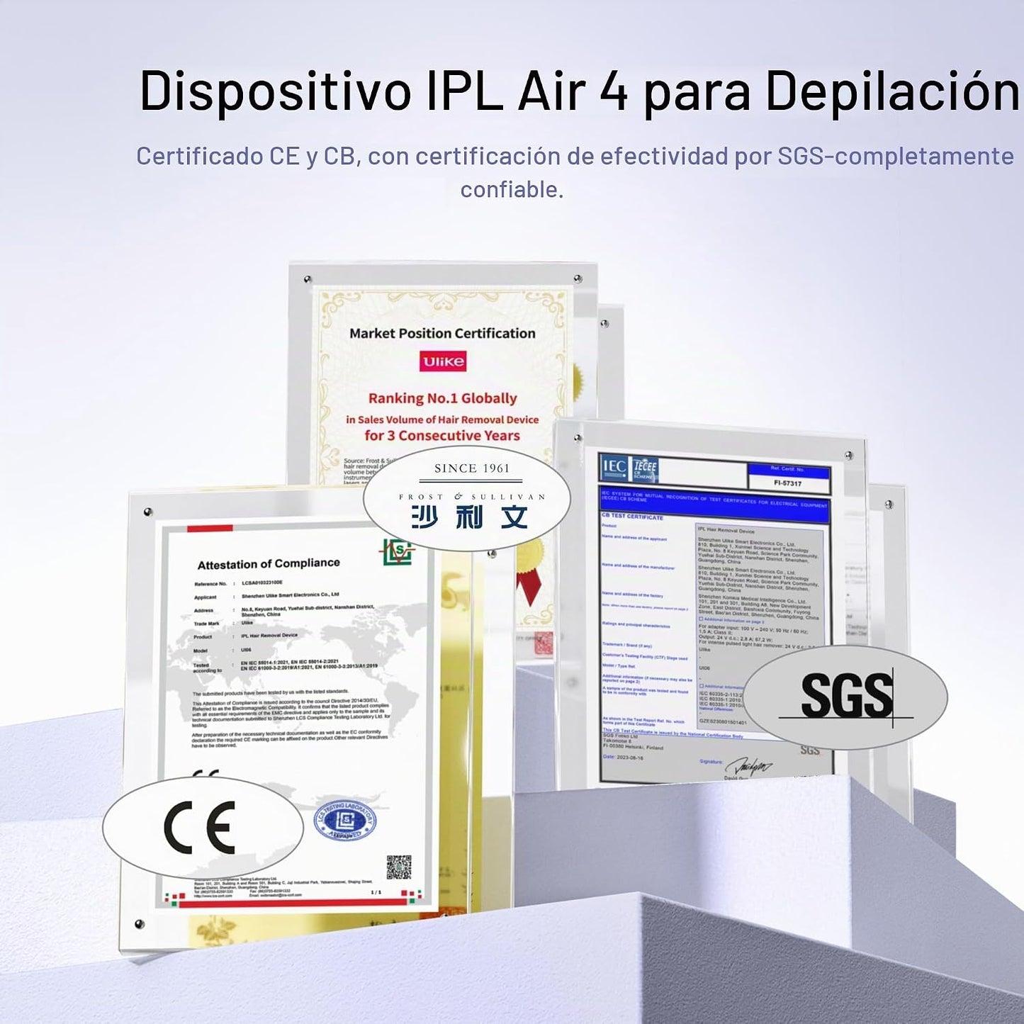 Ulike Dispositivo de depilación Air 4 IPL con maquinilla de afeitar...