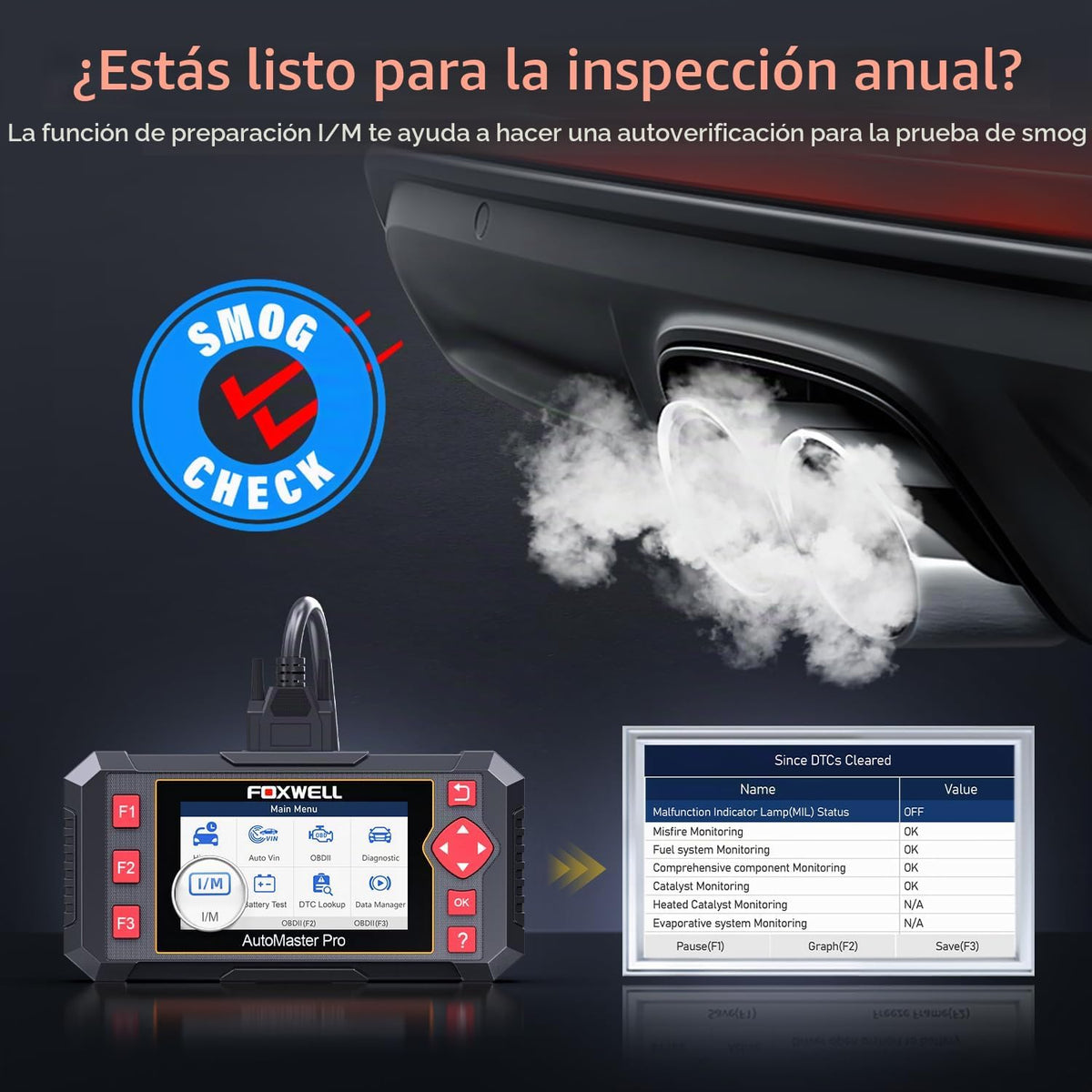 FOXWELL Transmisión del ABS SRS del escáner de la élite OBD2 del es...