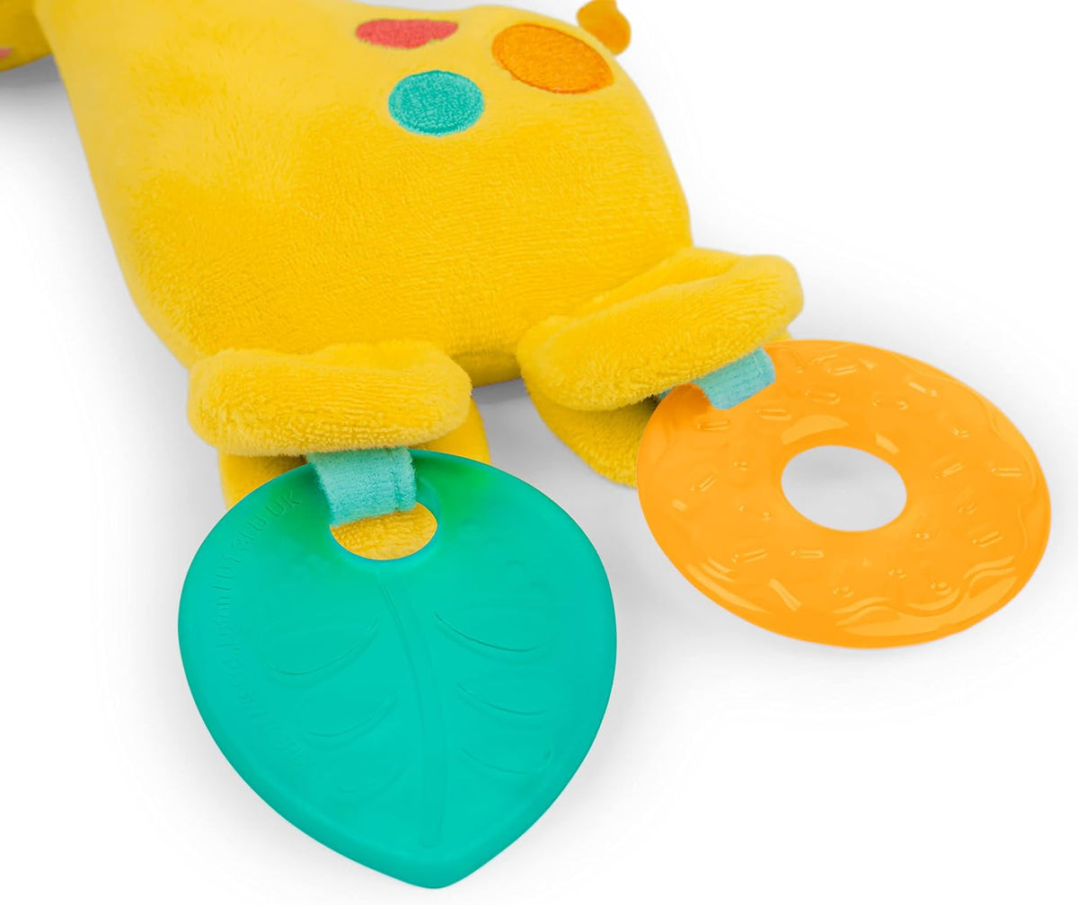 Bright Starts Safari - Juguete de sonajero y mordedor para cochecit...