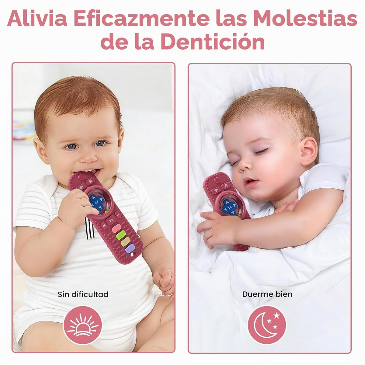 Suhunide Baby Rattles - Juguetes de dentición para bebés de 3 a 6 m...