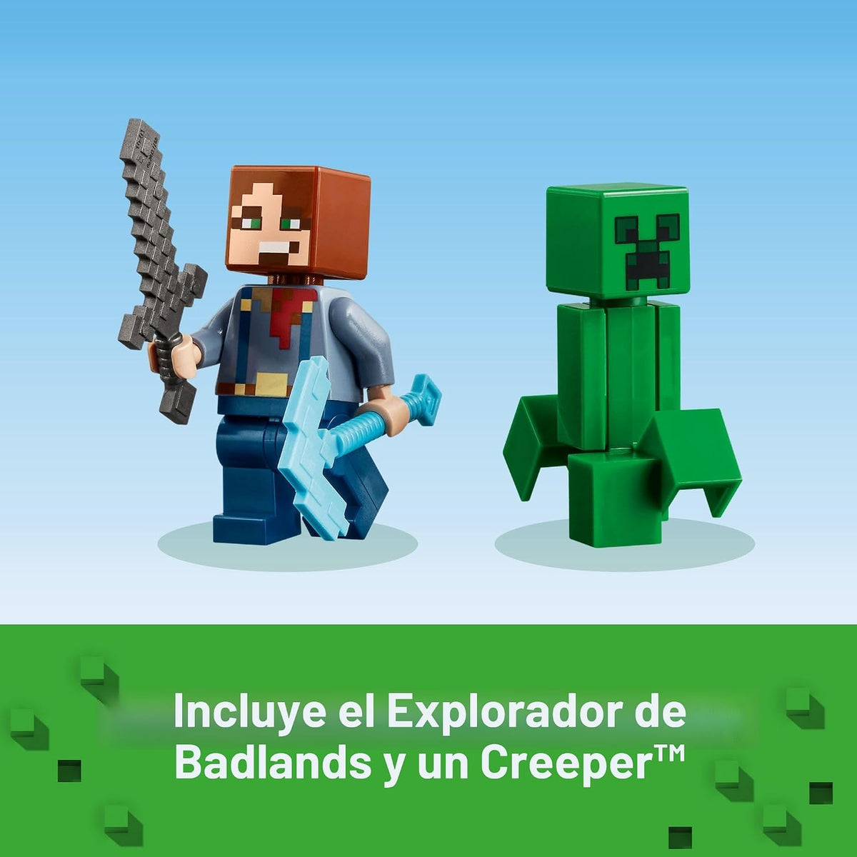 LEGO Minecraft The Badlands Mineshaft Juguete de Videojuego, Set de...